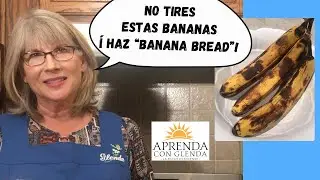 Receta para PAN DE BANANA Estilo Estadounidense