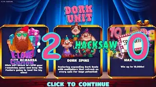 Dork Spins Big Winner [$10 Hacksaw Challenge]