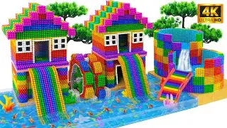 DIY Build a Modern Villa with Magnetic Balls
