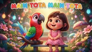 मैं तोता, Main Tota, Hindi Rhyme | Nursery Rhyme | Kids Song | Poem | Play & Giggles Rhymes | 