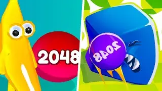 Jelly Man 2048 vs Ball Master 2048 Shooter  - 1⭐123456789 Gameplay Max Level