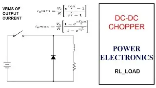 STEP DOWN DC HOPPER WITH RL LOAD #powerelectronics #electronic