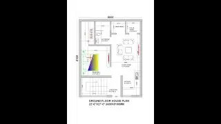 22X27 HOUSE PLAN II 22*27 HOME DESIGN,ghar ka nkasha 22x27,22x27 best house plan with interior