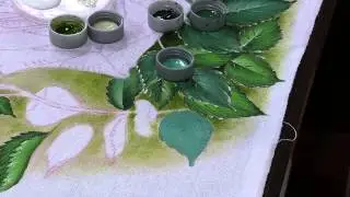 Mulher.com 05/06/2014 - Pintura Tecido Rosa Vermelha por Fatima Hespanholeto - Parte 1