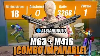 Me ENFRENTO a SQUADS en UNO de LOS FINALES MÁS INTENSOS usando M63 + M416 en la NUEVA ACTUALIZACIÓN🔥