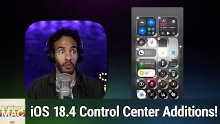 Control Center Updates in iOS 18.4 - Ambient Music, Visual Intelligence, Talk to Siri