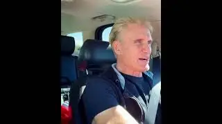 Dolph Lundgren responds to hateful messagers for posting congratulating Biden on inauguration. Watch