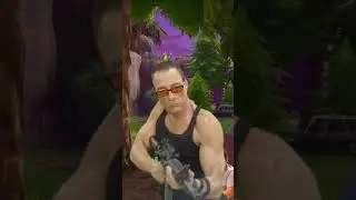 Jean Claude Van damme Carry Fortnite #shorts #fortnite #vandamme
