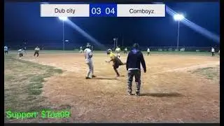 Double play by Branton, Isaac & Mune. #dubcity #catcher #3rdbase #shortstop #rimajol