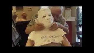 Creating a Life Mask of a Holocaust Survivor