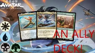 PLAYING AN ALLIES DECK - 4-COLOR ALLIES - MTG ARENA - STANDARD BO1