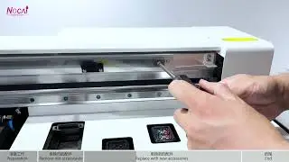 How to replace encoder strip of Nocai uv printer NC-UV0609PEIII-II #replace #encoderstrip