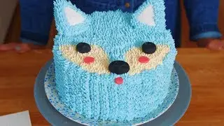 How to make the cutest arctic fox holiday cake