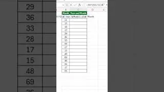 How To Convert Months Into Years and Months in Excel 