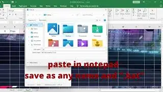Create folders for all name list from excel using notepad