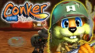 Conker: Live & Reloaded | Doon Map w/Dumbots  | Xbox