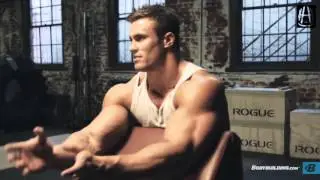 Калум фон Могер  Тренировка рук   Calum von Moger  Arms workout