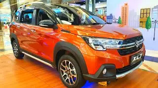 Новый Suzuki XL7 Alpha 1.5 M/T 2022 года в цвете Rising Orange Pearl Metallic &mdash; комфортный 7-местный семейный внедорожник!