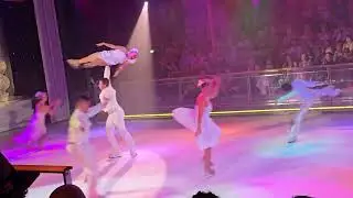 Ice Skating Show on Adventure of the Seas #susieandreginaadventures #iceshow #cruising #traveling