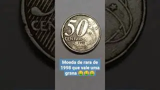 Moeda de 50 Centavos rara, pode valer uma grana! I Colecionador