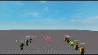 Drooling Zombie vs Soldiers - Roblox #10