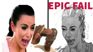 Drawing HILARIOUSLY UGLY faces on Famous Celebrities!