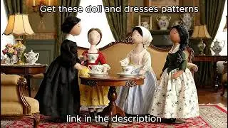 What a delightful afternoon for tea - Cloth Doll Tutorial - Timeless Dolls series #sewing #clothdoll