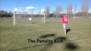 How to take a penalty kick.  The technique. By Renee Winter