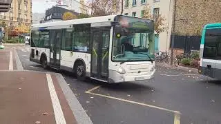 D&eacute;part d'un Heuliez-Bus GX 127 &agrave; Mairie d'Issy sur la ligne TUVIM Circulaire