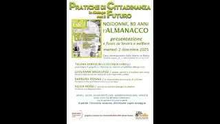 NOIDONNE, 80 ANNI // l’ALMANACCO: presentazione e focus su LAVORO e WELFARE