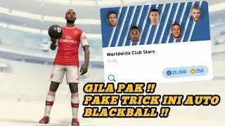 TRICK !!! AUTO BLACKBALL DI WORLD CLUB STARS BOX DRAW | eFootball PES 2020 MOBILE