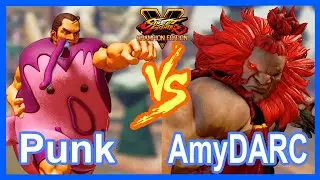 SFV Punk (Dan) VS AmyDARC (Akuma, Gouki)