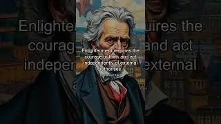 Enlightenment requires the courage to think and act independently of external authorities
