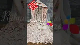 Pakistani Lawn Kureshiya handwork 3 piece suit #lawn #lifestyle #shorts2022 #aniiqcolection #fabric