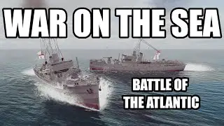 Attacking a U-Boat Wolfpack! | War on the Sea - Battle of the Atlantic Campaign