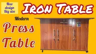 Iron Table Press Table | Best Modern Press Table design | Press Table having Huge storage boxes 