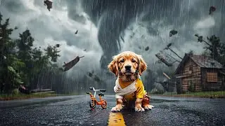 Brave Puppy Survives Tornado 🌪️🐾