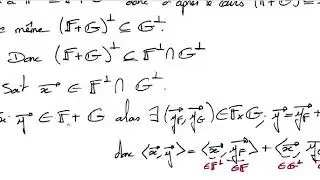 TD21 Ex10   Orthogonal d'une somme