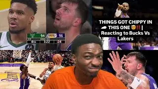 THINGS GOT CHIPPY IN THIS ONE!! | Reacting to Bucks Vs Lakers | 1/9/26