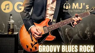 Groovy Whiskey Blues Rock in G | Backing Track