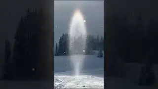 🌟❄️Mysterious Light Portal Appears on Snowy Mountain! 🌟❄️
