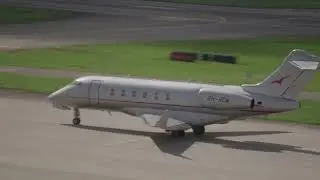 Zurich Airport private jet Vistajet Malta Bombardier Challenger 300 BD-100 1A10 9H-VCW taxiing.