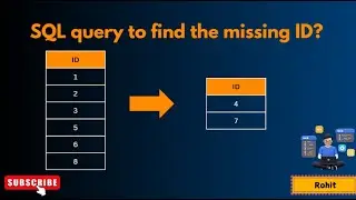 SQL Interview Question: How to Find Missing IDs in SQL