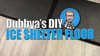 Fast and Easy Folding EVA Foam Tile Floor for Ice Fishing Shelters