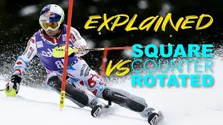 skiing square vs countered vs rotated - what is it? EXPLAINED