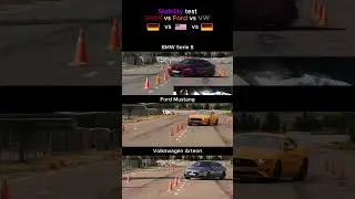 Stability Test : BMW vs Ford vs VW !!!