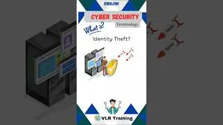 What is Identity Theft? cyber security terminology#education #vlrtraining #cybersecurity