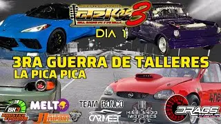 Día 1 Guerra de talleres 3 / 2025 en ciudad ojeda la pista de los récords. 