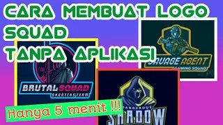 Cara membuat logo squad tanpa aplikasi, 5 menit langsung jadi !!