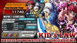 KID & LAW GAMEPLAY | ONE PIECE BOUNTY RUSH | OPBR